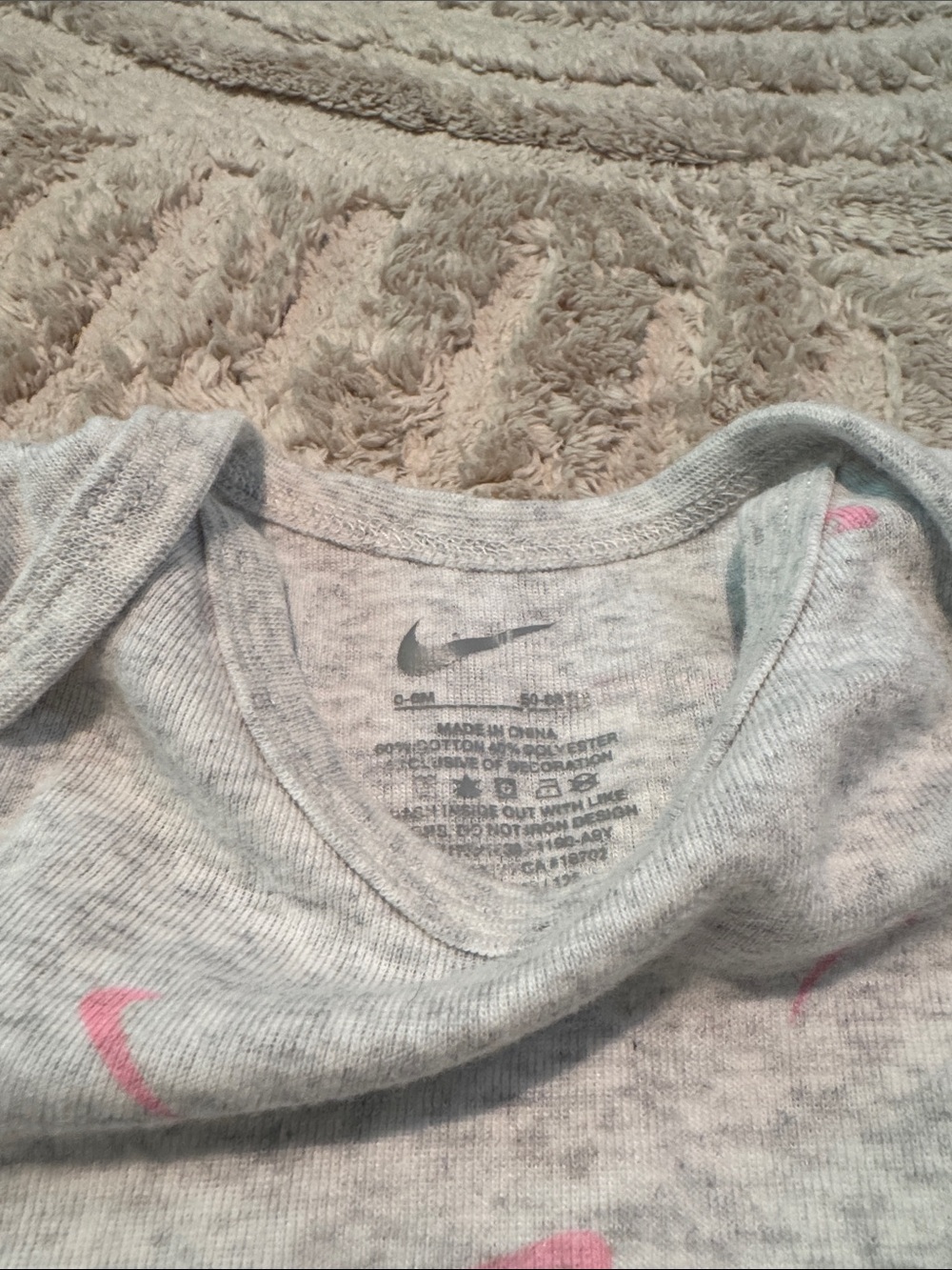 Nike Gray Bodysuit with Pink Accented Pink Leggings - Picture 7 of 7